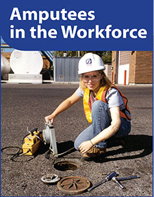 The cover of The War Amps Amputees in the Workforce resource booklet.